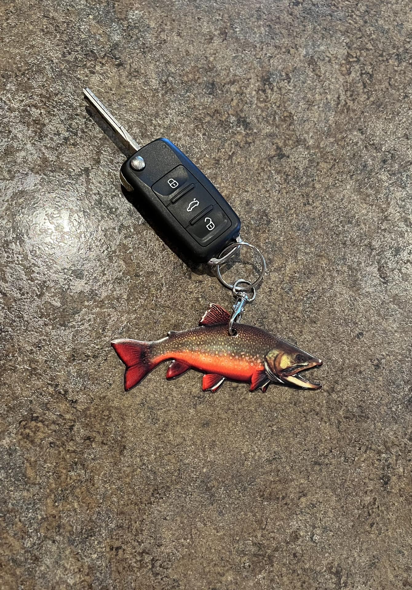 Brook Trout Fish Keychain